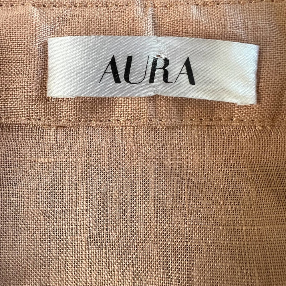 NWOT AURA Boho Rose Tunic Shirt Dress - Picture 11 of 13